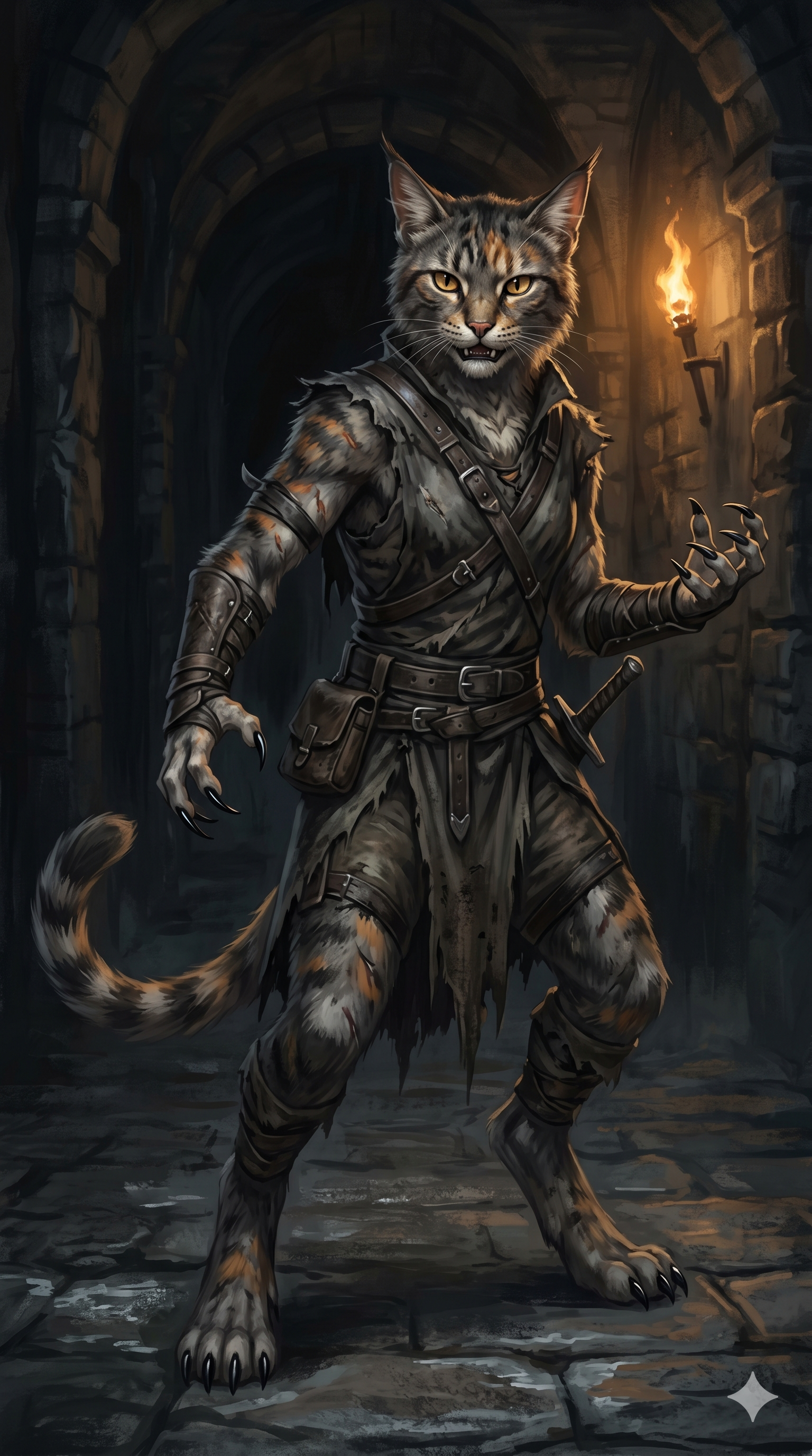 Catfolk slayer portrait